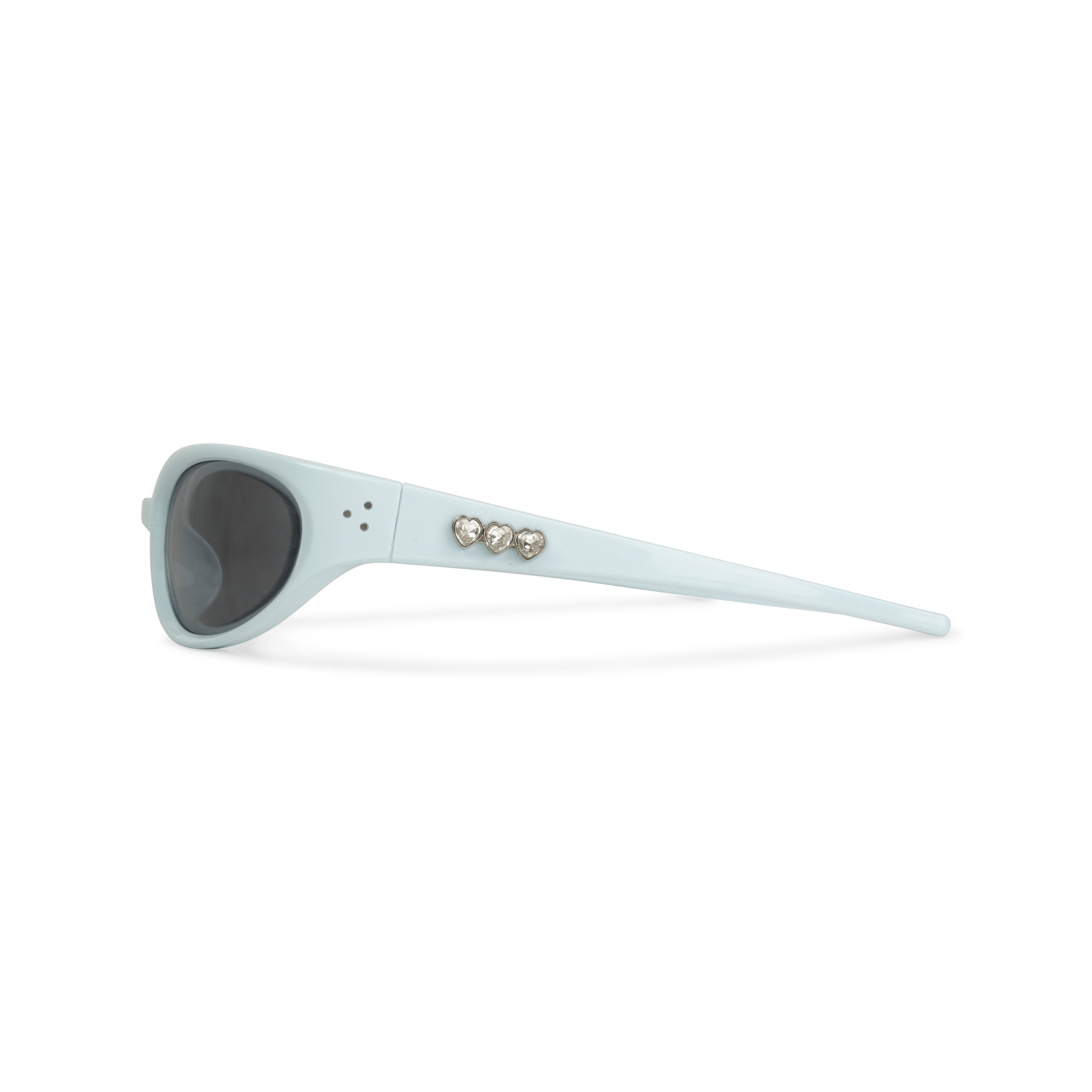 Heart Charms in White