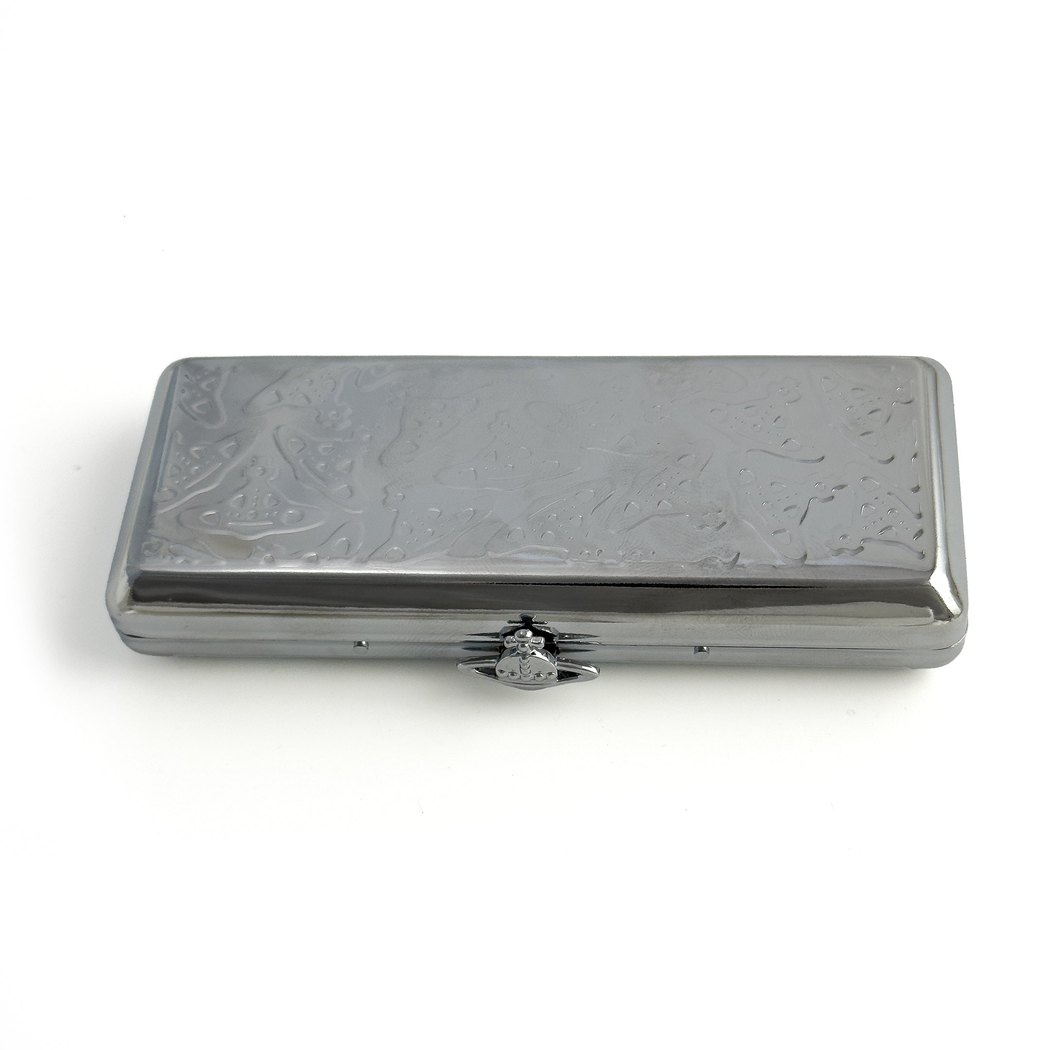 Vivienne Westwood Cigarette Case in Gunmetal Tone