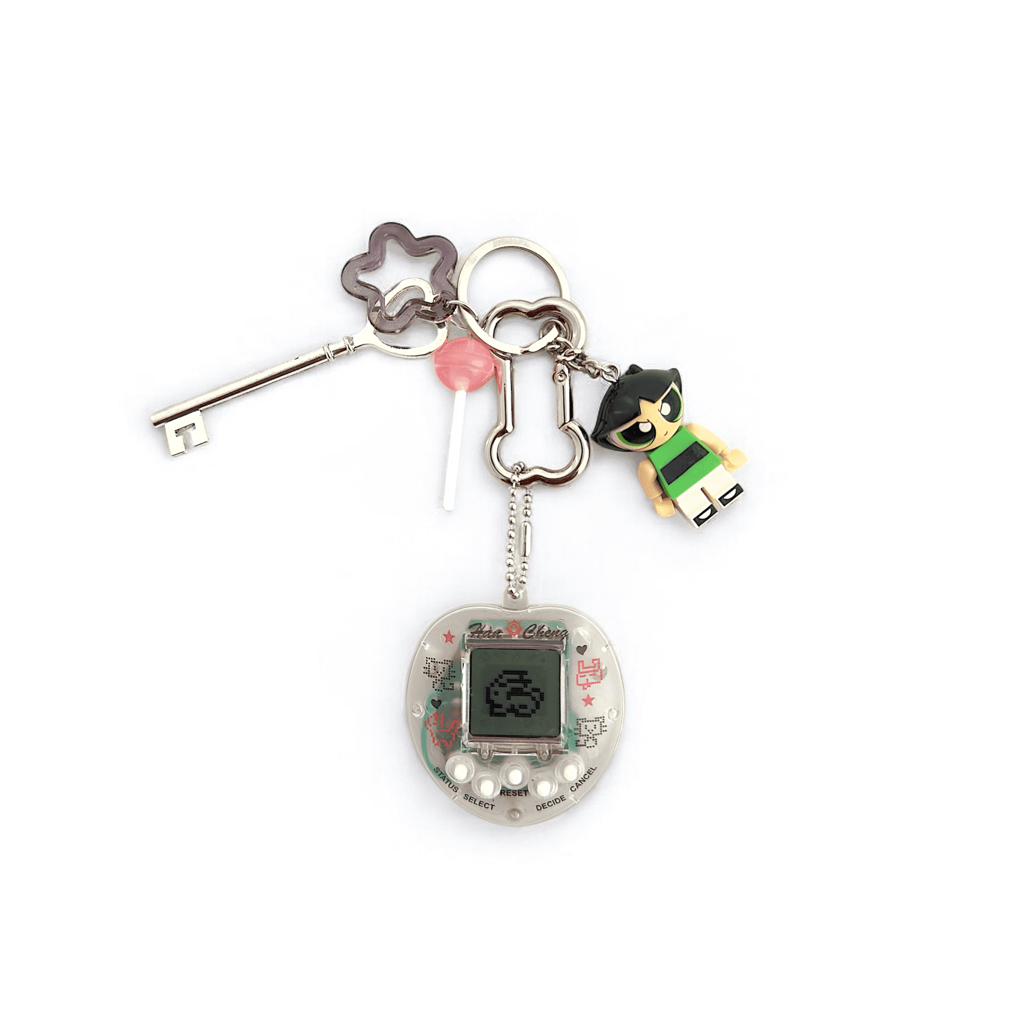 Tamagotchi Keychain / Bag Charm - Buttercup 